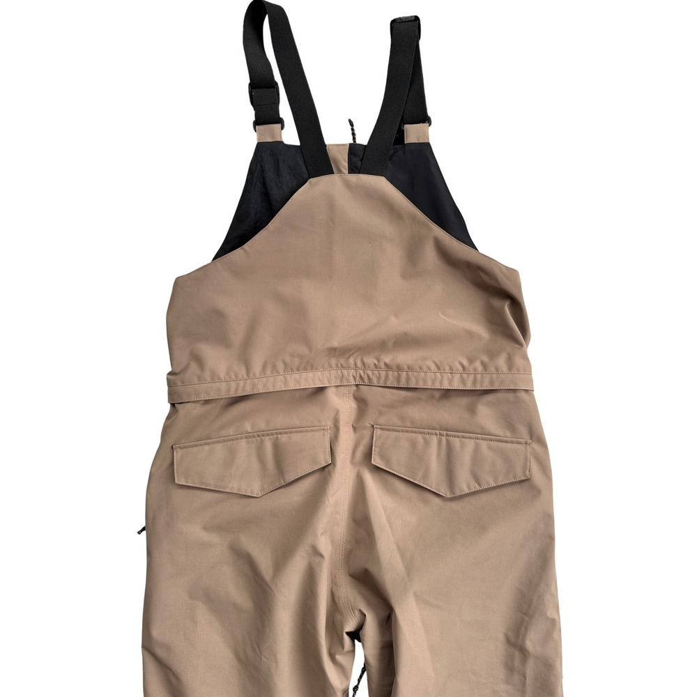 Volcom Barkley Bib Snow Pants Youth XL Tan Excellent Ski Snowboard Overalls - Picture 3 of 12